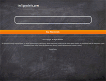 Tablet Screenshot of indigoprints.com